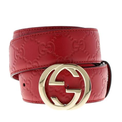 gucci cinturon rojo